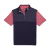 Heather Yoke Half-Zip Vest - FJ Tour Collar
