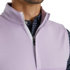 Heather Yoke Half-Zip Vest -FootJoy Shop FJ 25323 04