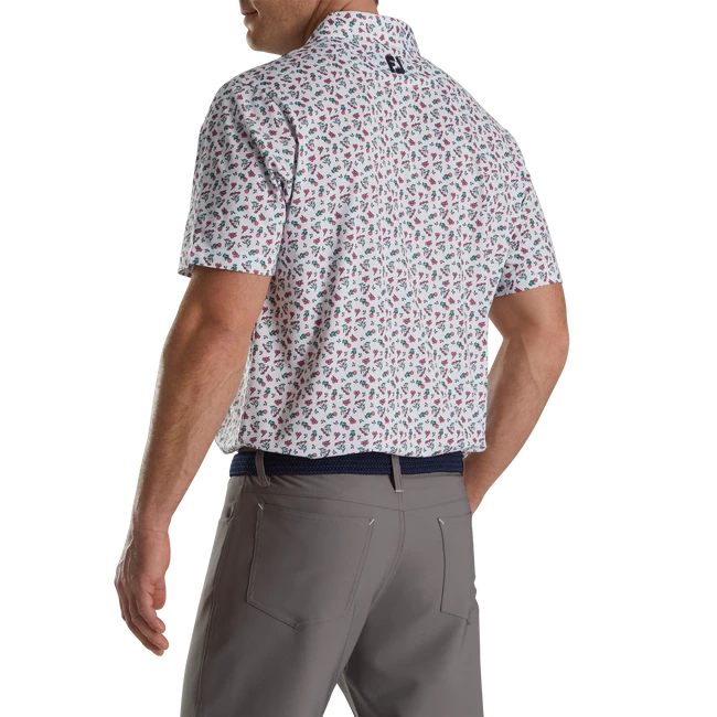 Mini Floral Lisle Self Collar 5 Mini Floral Lisle Self Collar - Image 3