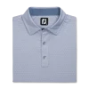 Spiral Line Print Lisle Self Collar -FootJoy Shop FJ 27719 01