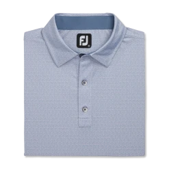 Spiral Line Print Lisle Self Collar