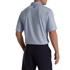 Spiral Line Print Lisle Self Collar -FootJoy Shop FJ 27719 03
