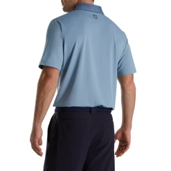 Solid + Spiral Print Trim Lisle Self Collar -FootJoy Shop FJ 28019 03