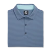 Feeder Stripe Mix Stretch Pique Self Collar 2 Feeder Stripe Mix Stretch Pique Self Collar -FootJoy Shop FJ 28024 01