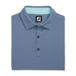 Feeder Stripe Mix Stretch Pique Self Collar