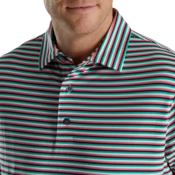 Multi Stripe Lisle Self Collar -FootJoy Shop FJ 28044 04