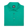 18 Holes Print Lisle Self Collar -FootJoy Shop FJ 28054 01