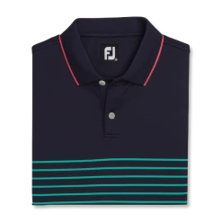 Breton Stripe Stretch Pique Knit Collar