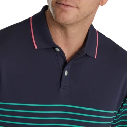 Breton Stripe Stretch Pique Knit Collar -FootJoy Shop FJ 28057 04