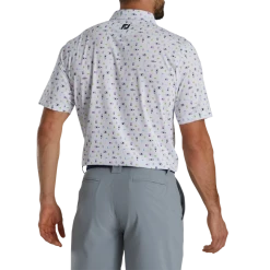 Transfusion Print Lisle Self Collar -FootJoy Shop FJ 28336 03