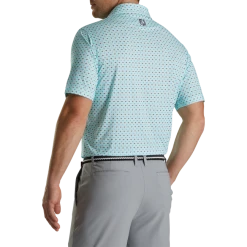 Lisle Half Moon Geo Self Collar -FootJoy Shop FJ 28448 03