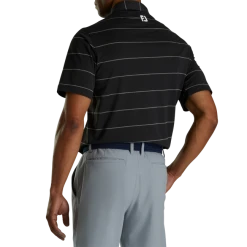 Stretch Pique Chalkstripe Self Collar -FootJoy Shop FJ 28463 03