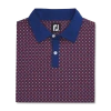 Lisle Circle Print Self Collar -FootJoy Shop FJ 28467 01