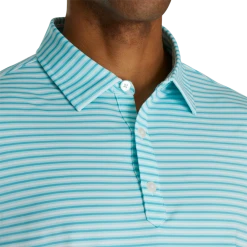 Lisle Even Stripe Self Collar -FootJoy Shop FJ 28475 04