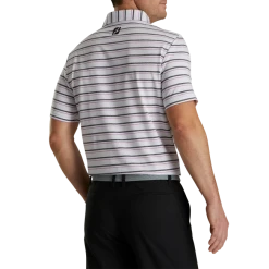 Lisle Space Dyed Stripe Self Collar -FootJoy Shop FJ 28478 03