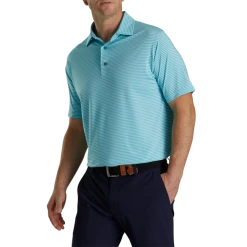 Lisle Feeder Stripe Self Collar -FootJoy Shop FJ 28549 02