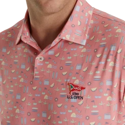 2023 U.S. Open Hollywood Print Lisle Self Collar -FootJoy Shop FJ 28959 04