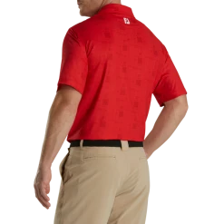 Ryder Cup Tonal Print Self Collar -FootJoy Shop FJ 29026 03