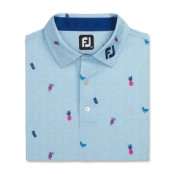 Tiki Print Lisle Self Collar