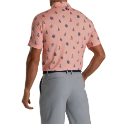 Coyote Print Lisle Self Collar 8 Coyote Print Lisle Self Collar -FootJoy Shop FJ 29440 03