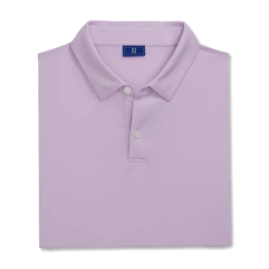 Athletic Fit Solid Jersey Self Collar