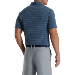 Athletic Fit Open Stripe Jersey Self Collar -FootJoy Shop FJ 29628 03