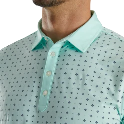 Athletic Fit Deco Print Self Collar -FootJoy Shop FJ 29644 04