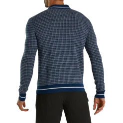 Full-Placket Long Sleeve Sweater Polo -FootJoy Shop FJ 29877 03