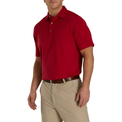 Solid Lisle Self Collar -FootJoy Shop FJ 32939 02